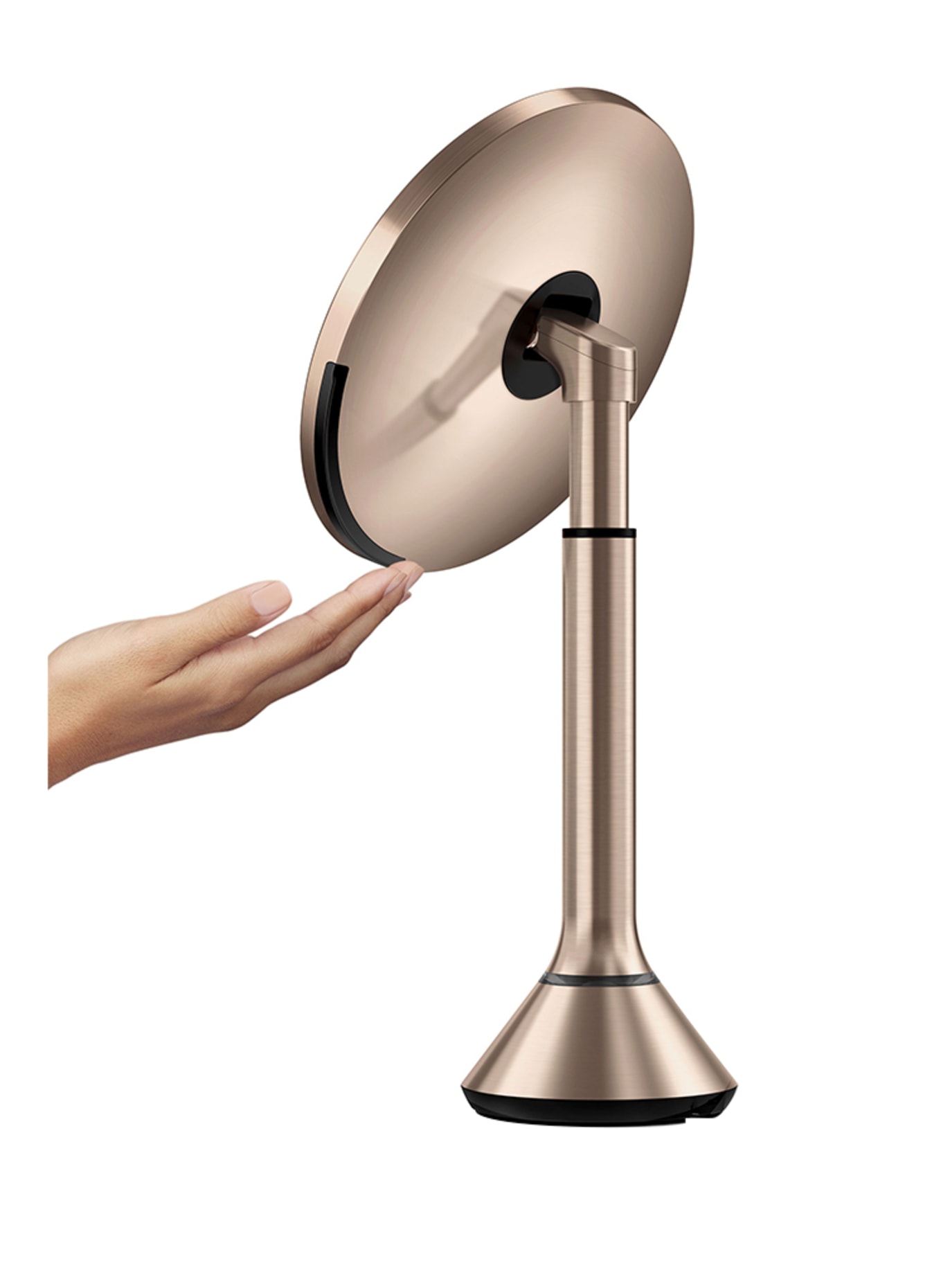 simplehuman SENSORSPIEGEL WEISS: ROSEGOLD