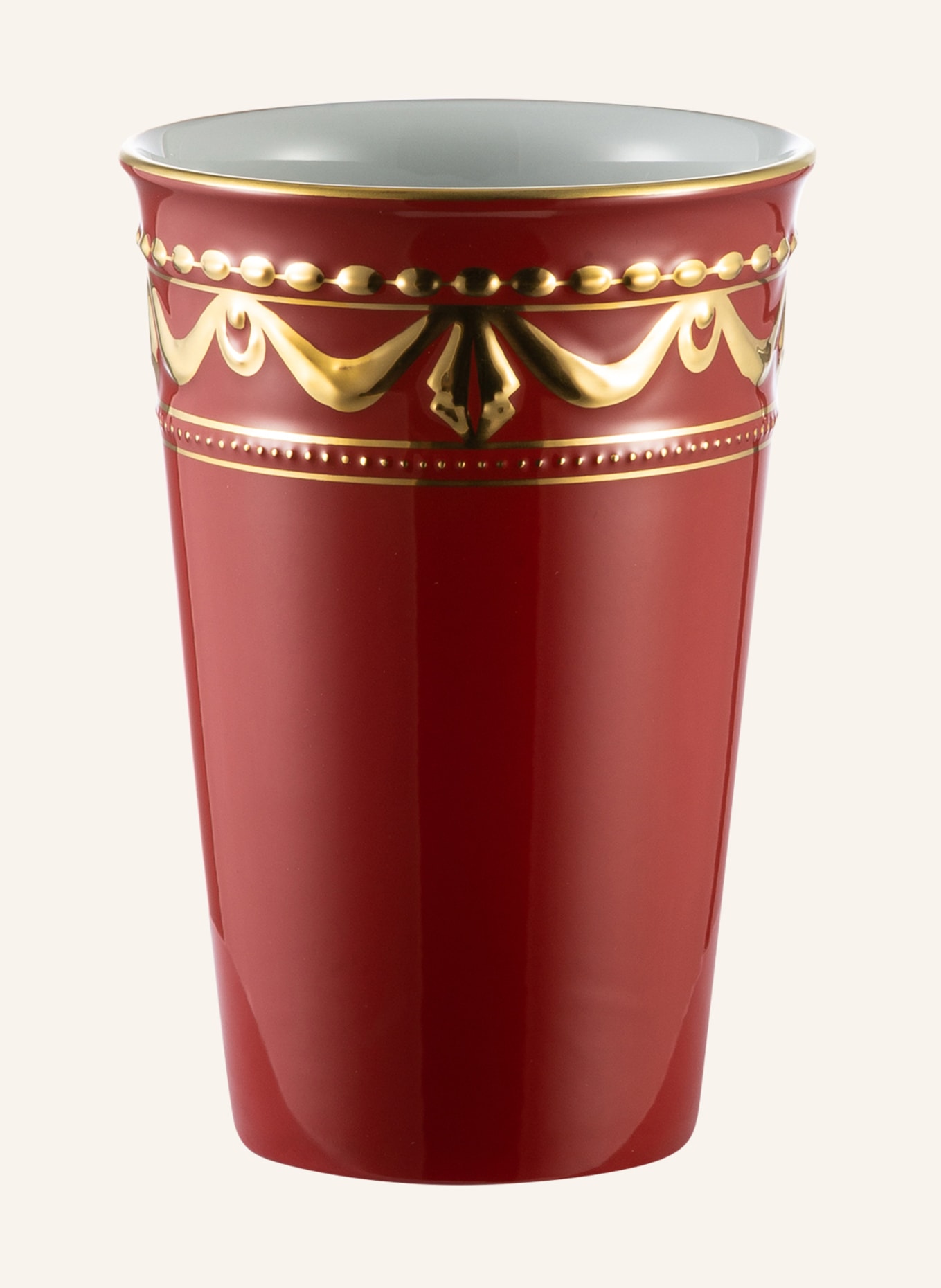 KPM To-Go cup, Color: RED/ GOLD (Image 1)
