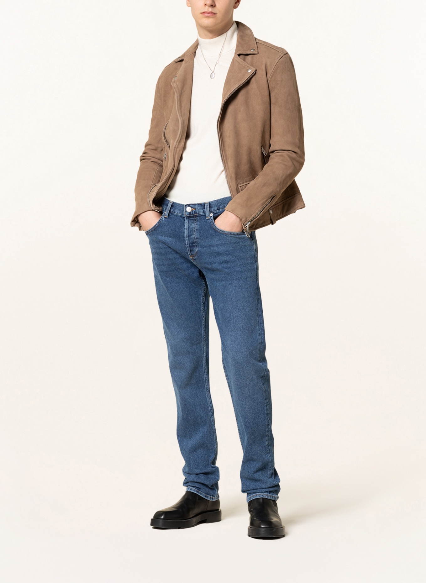 SANDRO Jeans Slim Fit, Farbe: BLUV BLUE VINTAGE DENIM (Bild 2)