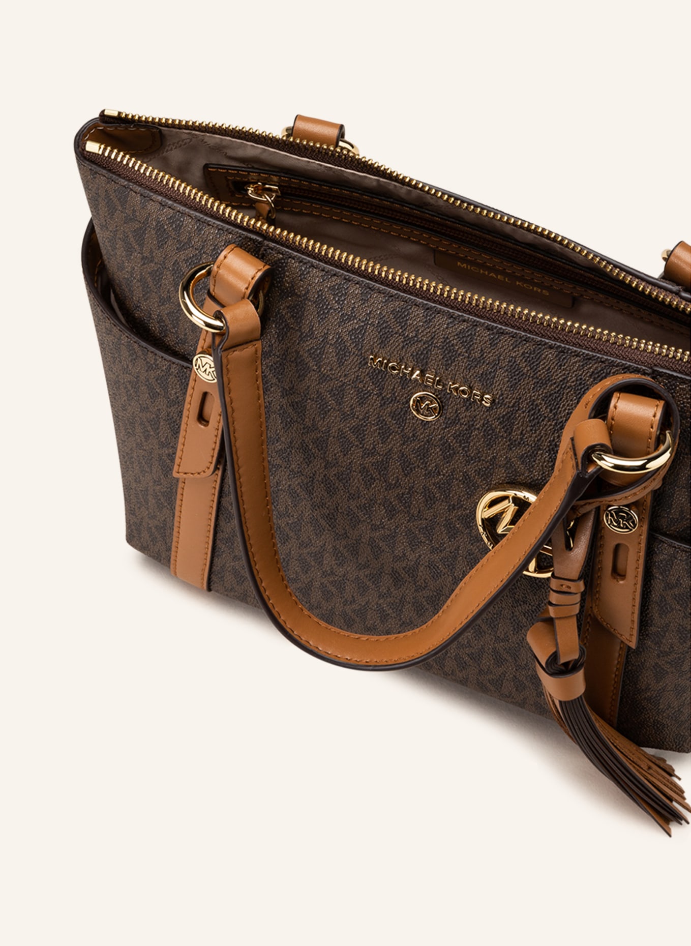 MICHAEL KORS Handbag, Color: BROWN (Image 3)