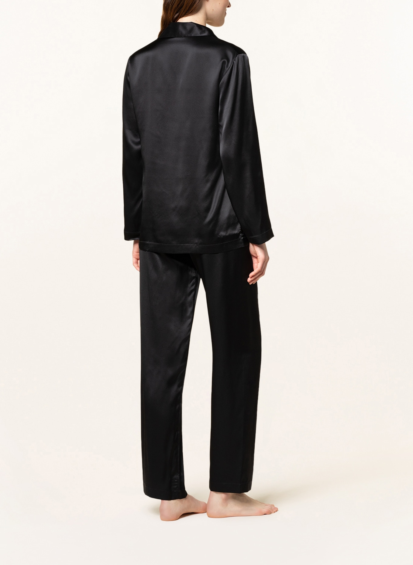 LA PERLA Pajamas SILK in silk , Color: BLACK (Image 3)