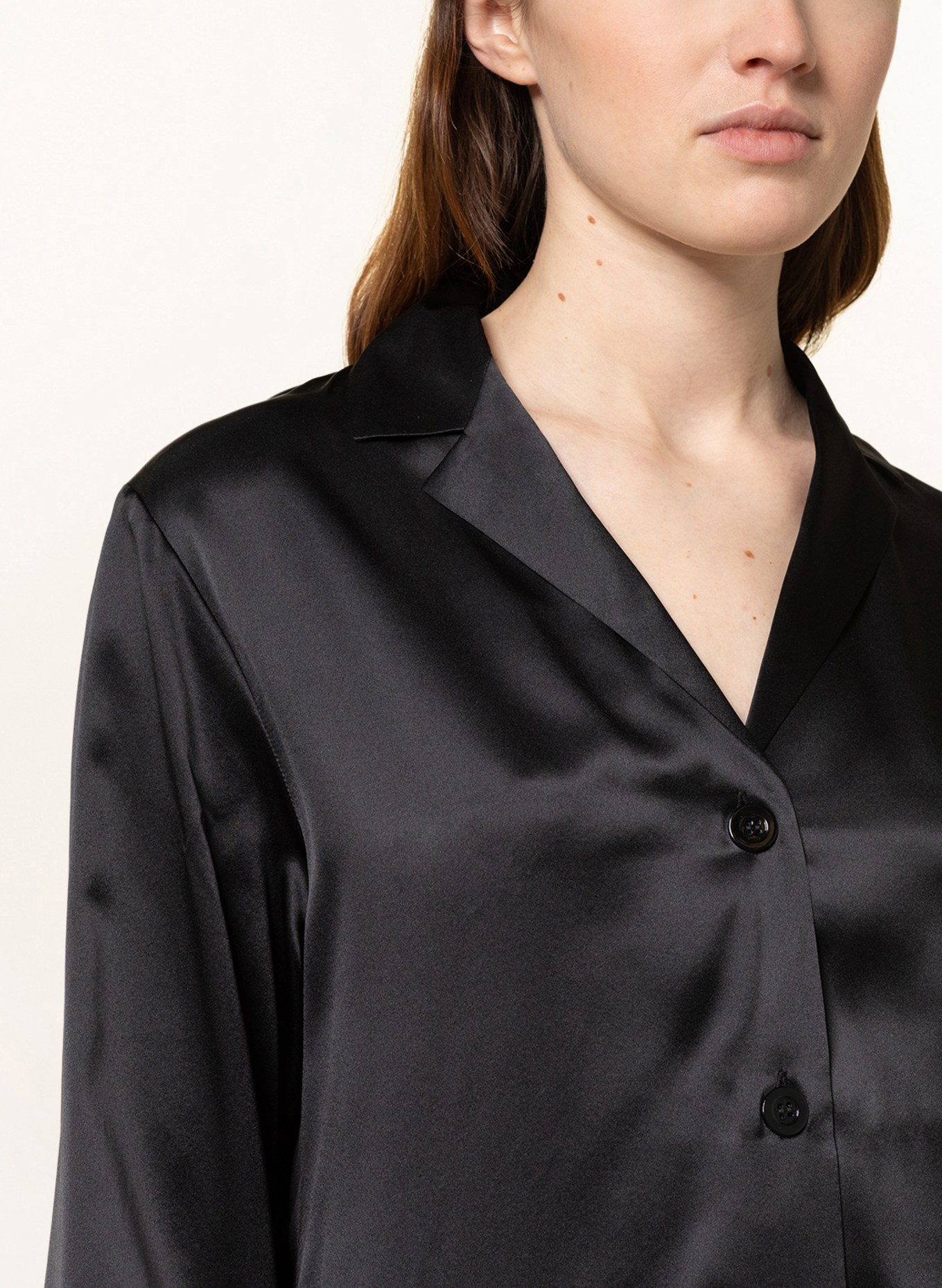 LA PERLA Pajamas SILK in silk , Color: BLACK (Image 4)