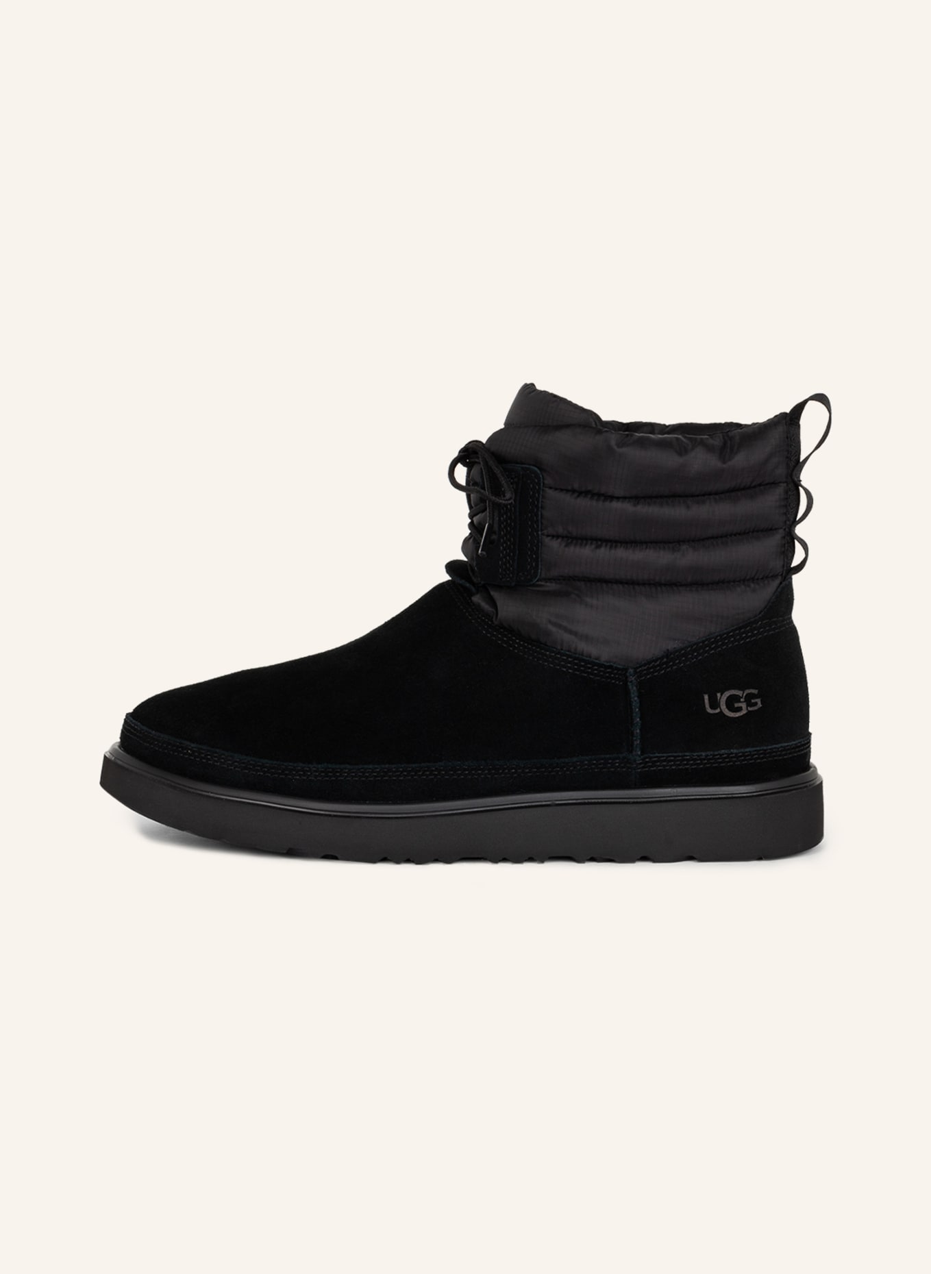 UGG Boots CLASSIC MINI LACE-UP WEATHER, Color: BLACK (Image 4)
