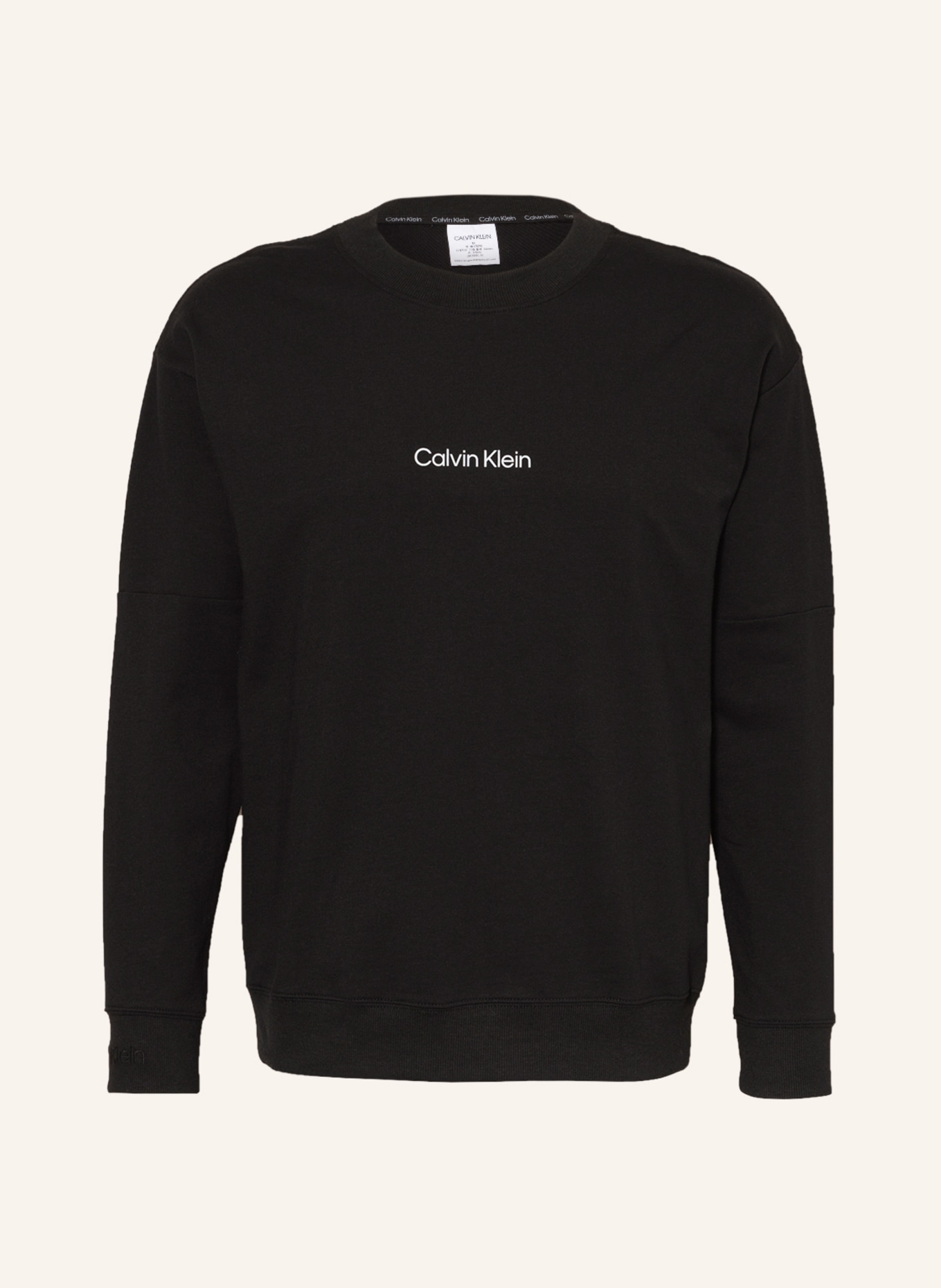 Calvin Klein Lounge sweatshirt MODERN STRUCTURE, Color: BLACK (Image 1)