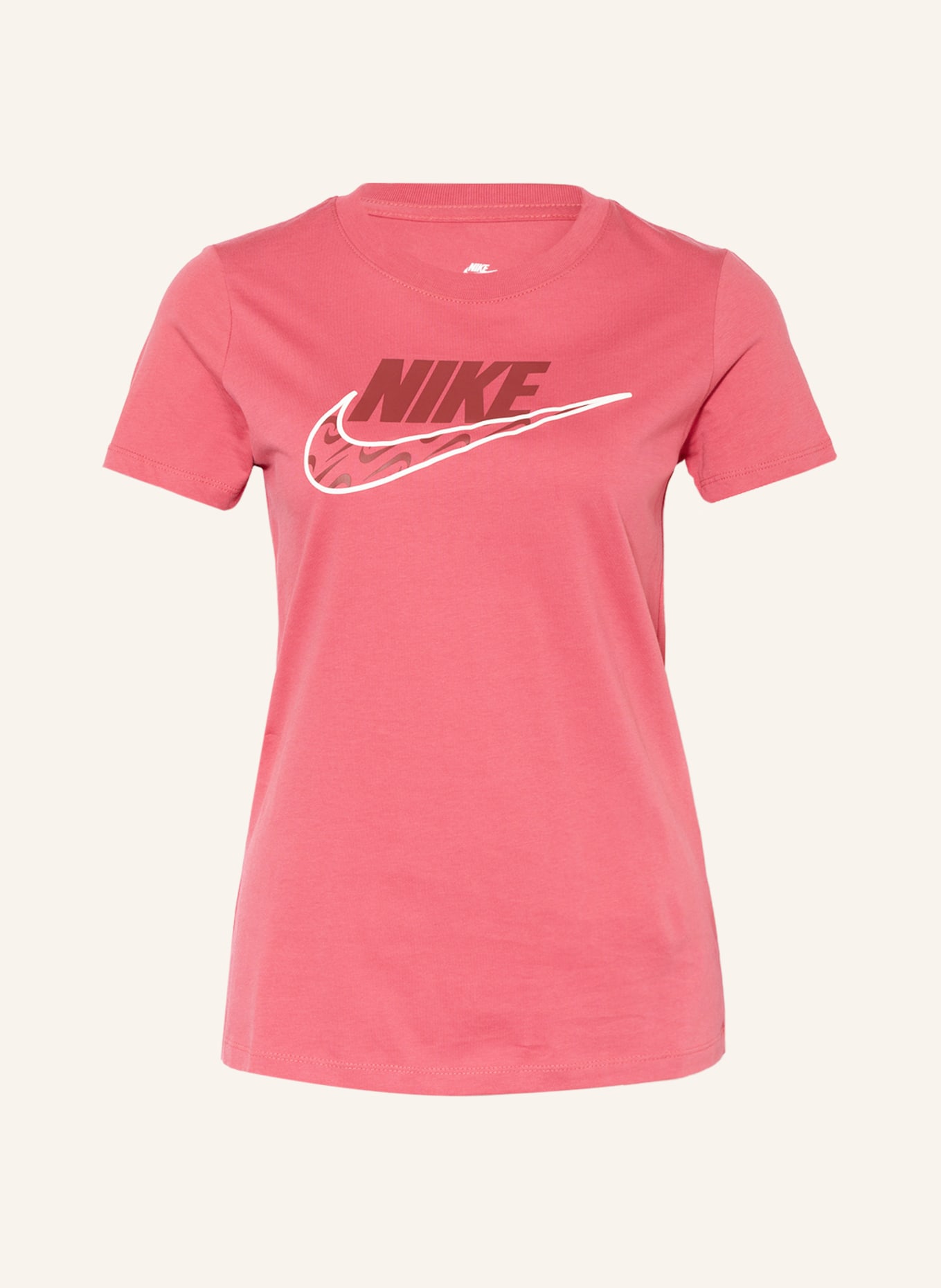 Bright crimson sale color nike shirt