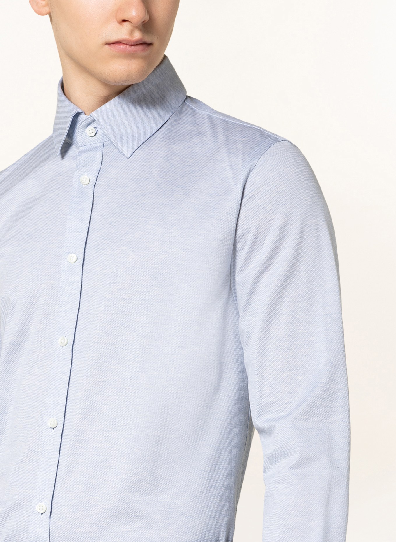 Gottseidank Trachten shirt FLORIAN, Color: LIGHT BLUE (Image 4)