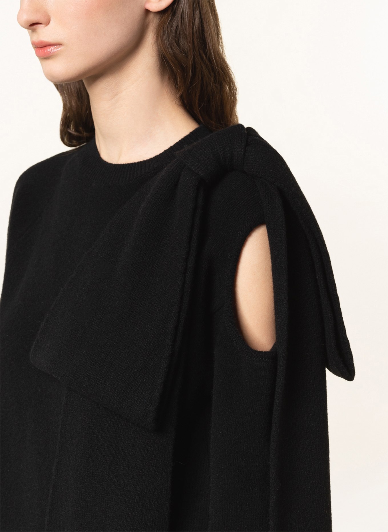 BERNADETTE Knit dress MIA made of cashmere, Color: BLACK (Image 4)