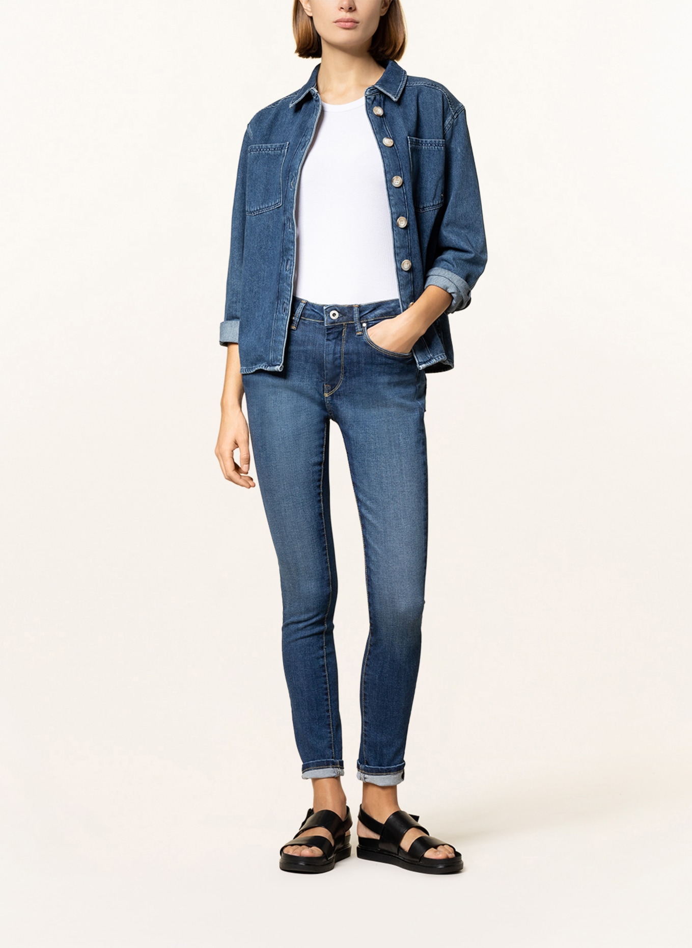 Pepe Jeans Skinny jeans REGENT, Color: VW3 Medium DK Wiser (Image 2)