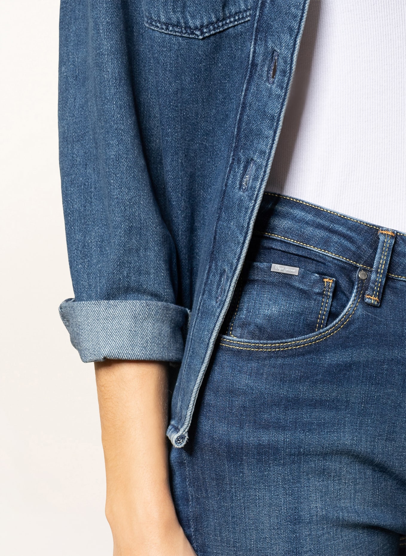 Pepe Jeans Skinny jeans REGENT, Color: VW3 Medium DK Wiser (Image 5)