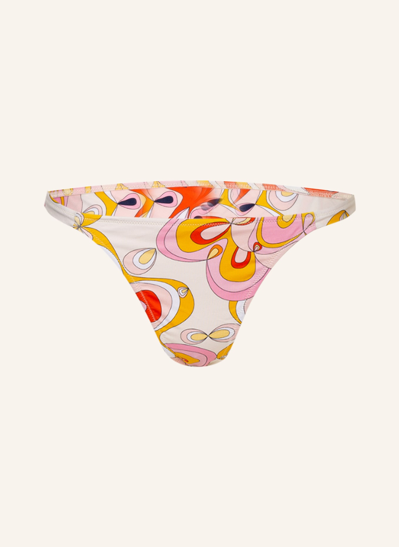 VILEBREQUIN Brazilian bikini bottoms KALEIDOSCOPE FRATZ, Color: PINK/ ECRU/ YELLOW (Image 1)