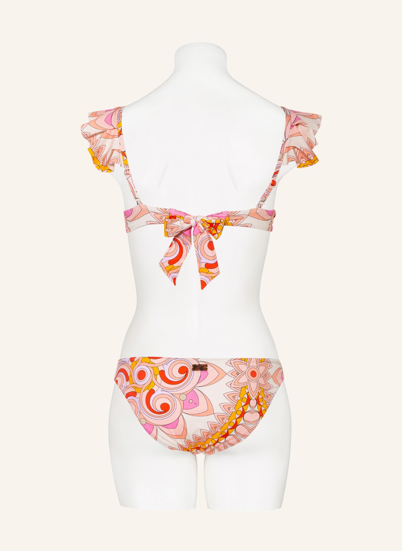 VILEBREQUIN Bügel-Bikini-Top MANDALA LIZZY, Farbe: ECRU/ ROSA/ GELB (Bild 3)