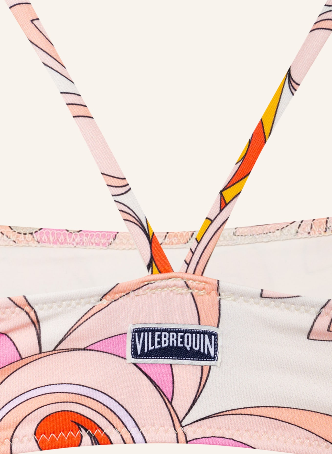 VILEBREQUIN Bustier-Bikini GINDLY, Farbe: ROSA/ GELB/ ROT (Bild 3)