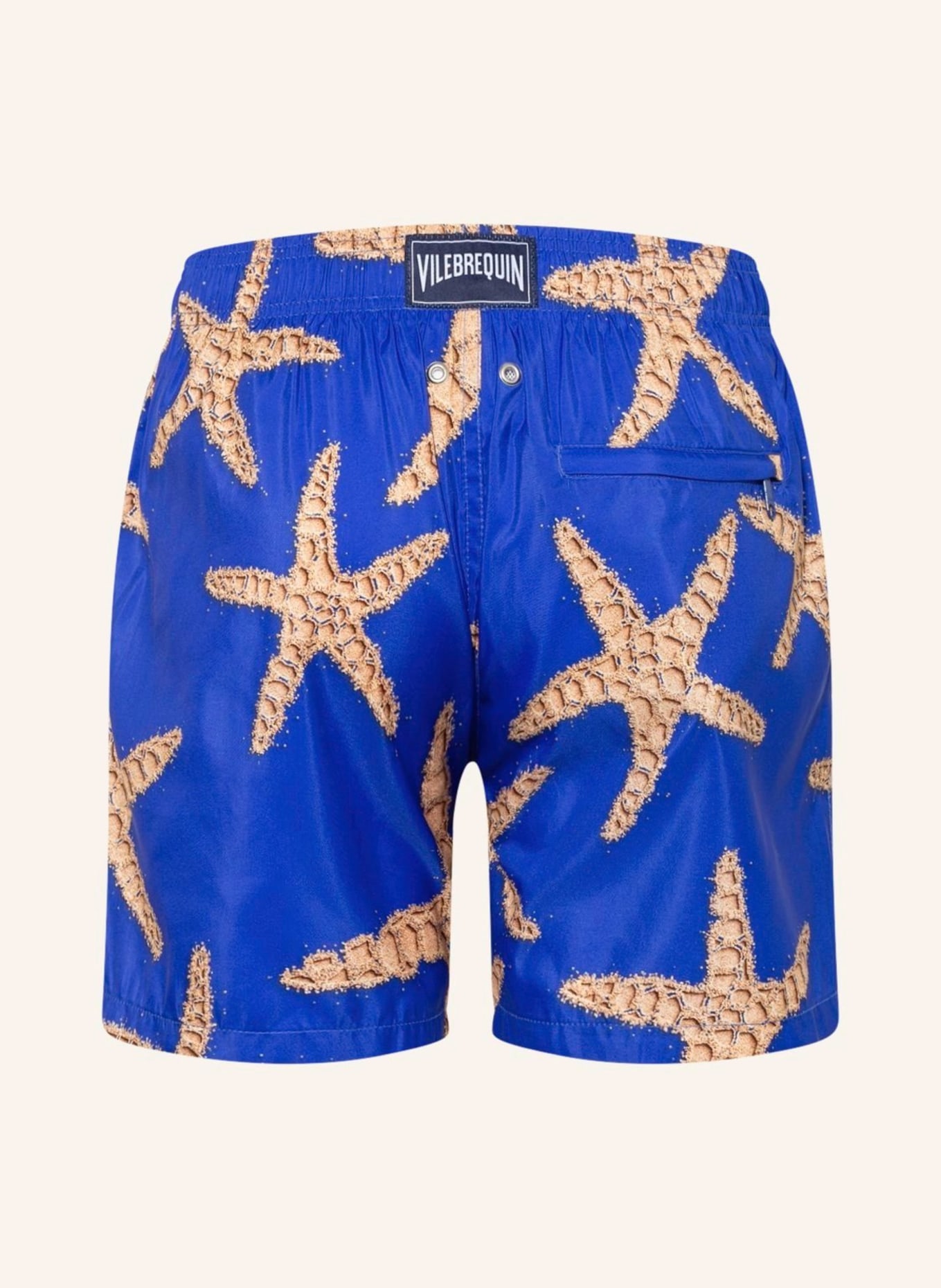 VILEBREQUIN Swim shorts JIHIN, Color: BLUE/ BEIGE (Image 2)