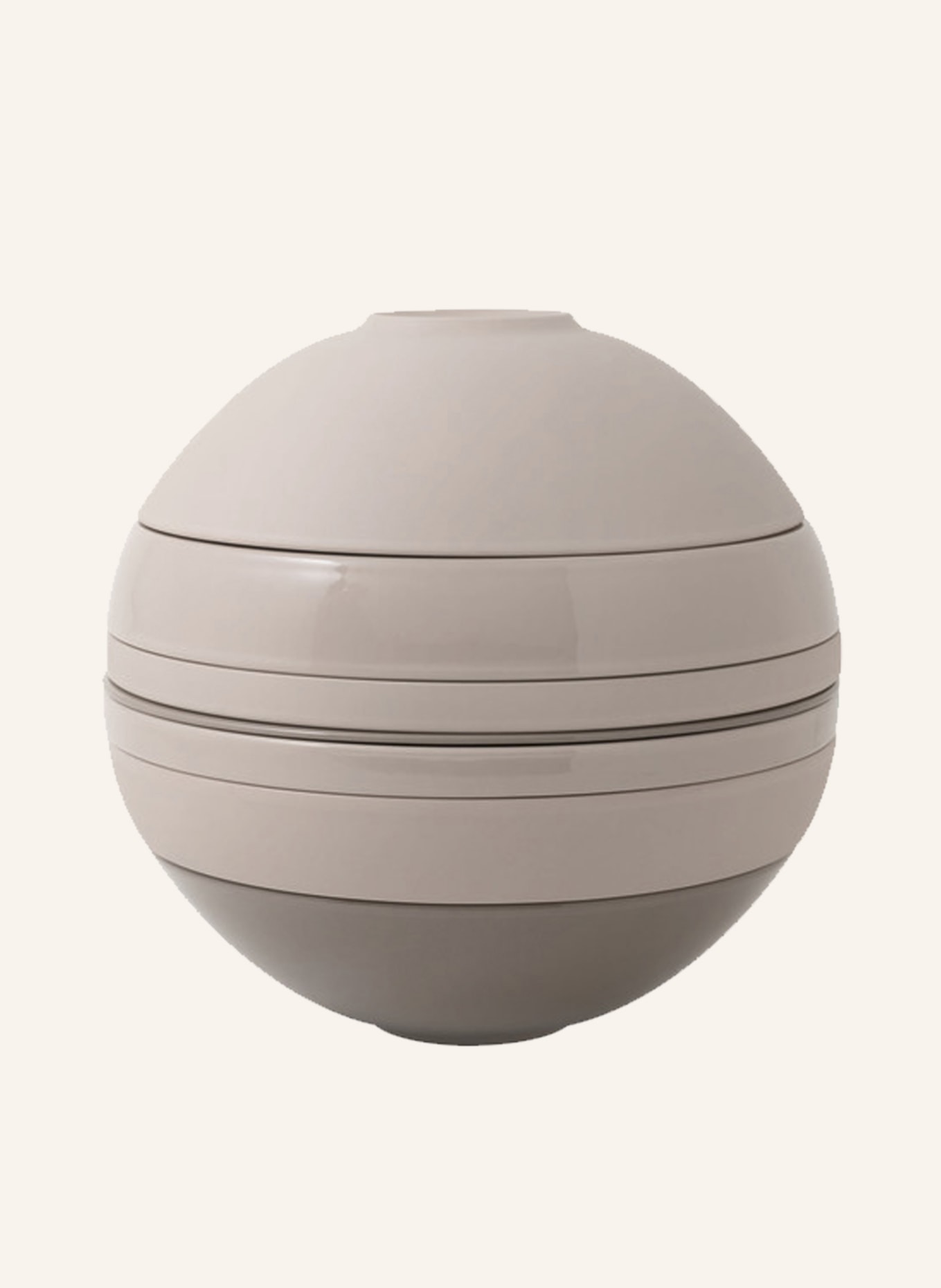 Villeroy & Boch 7-tlg. Geschirrset LA BOULE, Farbe: BEIGE/ GRAU (Bild 1)