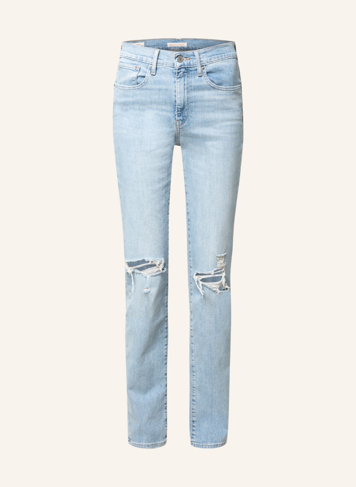 Levi's® Straight jeans 724, Color: 67 Light Indigo - Worn In (Image 1)