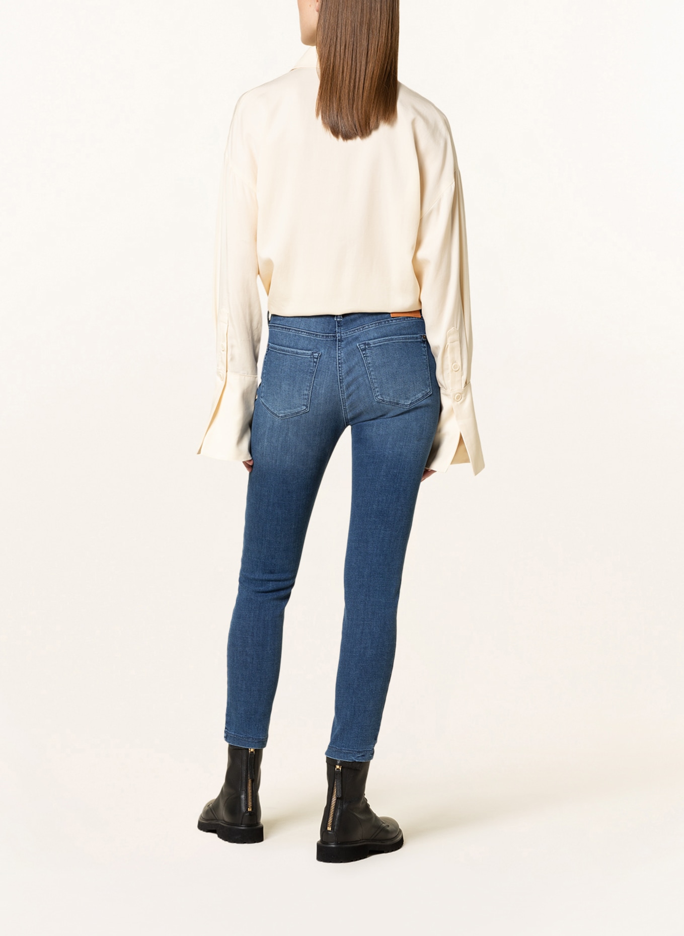 MAC Skinny Jeans SKINNY AUTHENTIC , Farbe: BLAU (Bild 3)