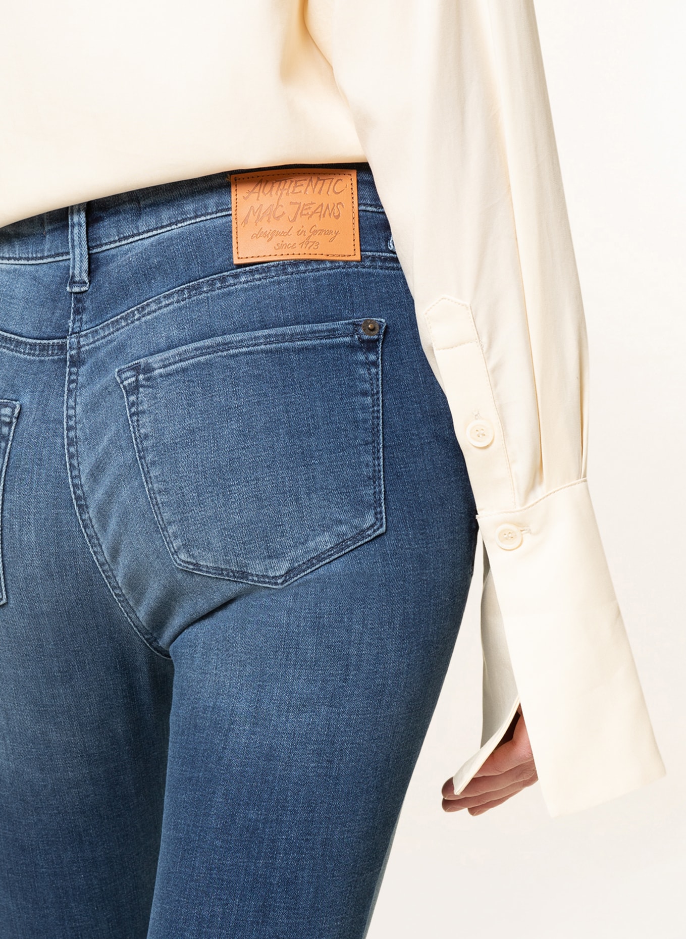 MAC Skinny Jeans SKINNY AUTHENTIC , Farbe: BLAU (Bild 5)