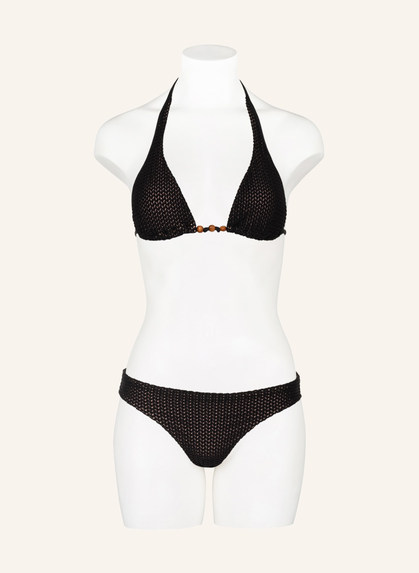 SEAFOLLY Dół od bikini basic DREAM CATCHER, Kolor: CZARNY (Obrazek 2)