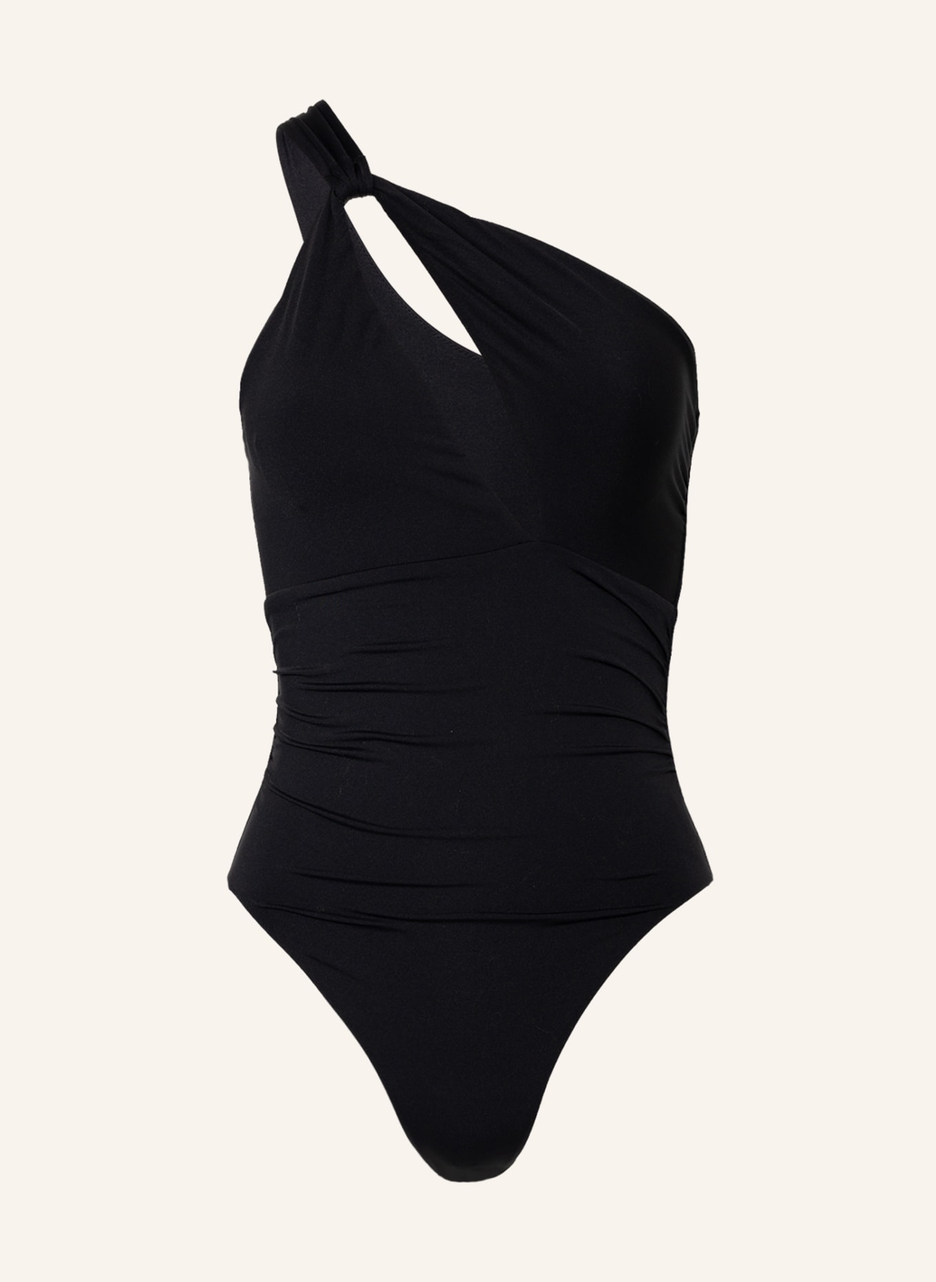 SEAFOLLY One-shoulder swimsuit , Color: BLACK (Image 1)