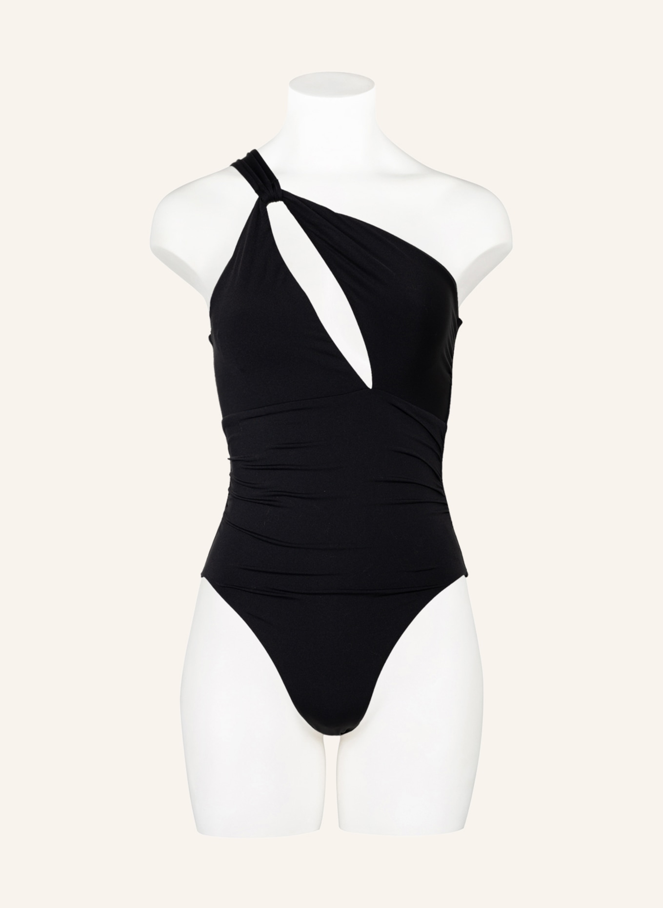 SEAFOLLY One-shoulder swimsuit , Color: BLACK (Image 2)