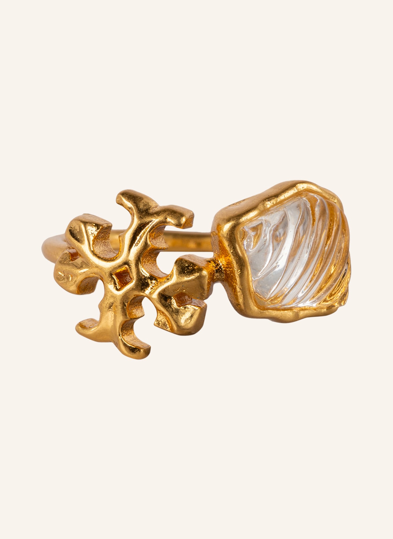 TORY BURCH Ring ROXANNE, Farbe: WEISS/ GOLD (Bild 3)
