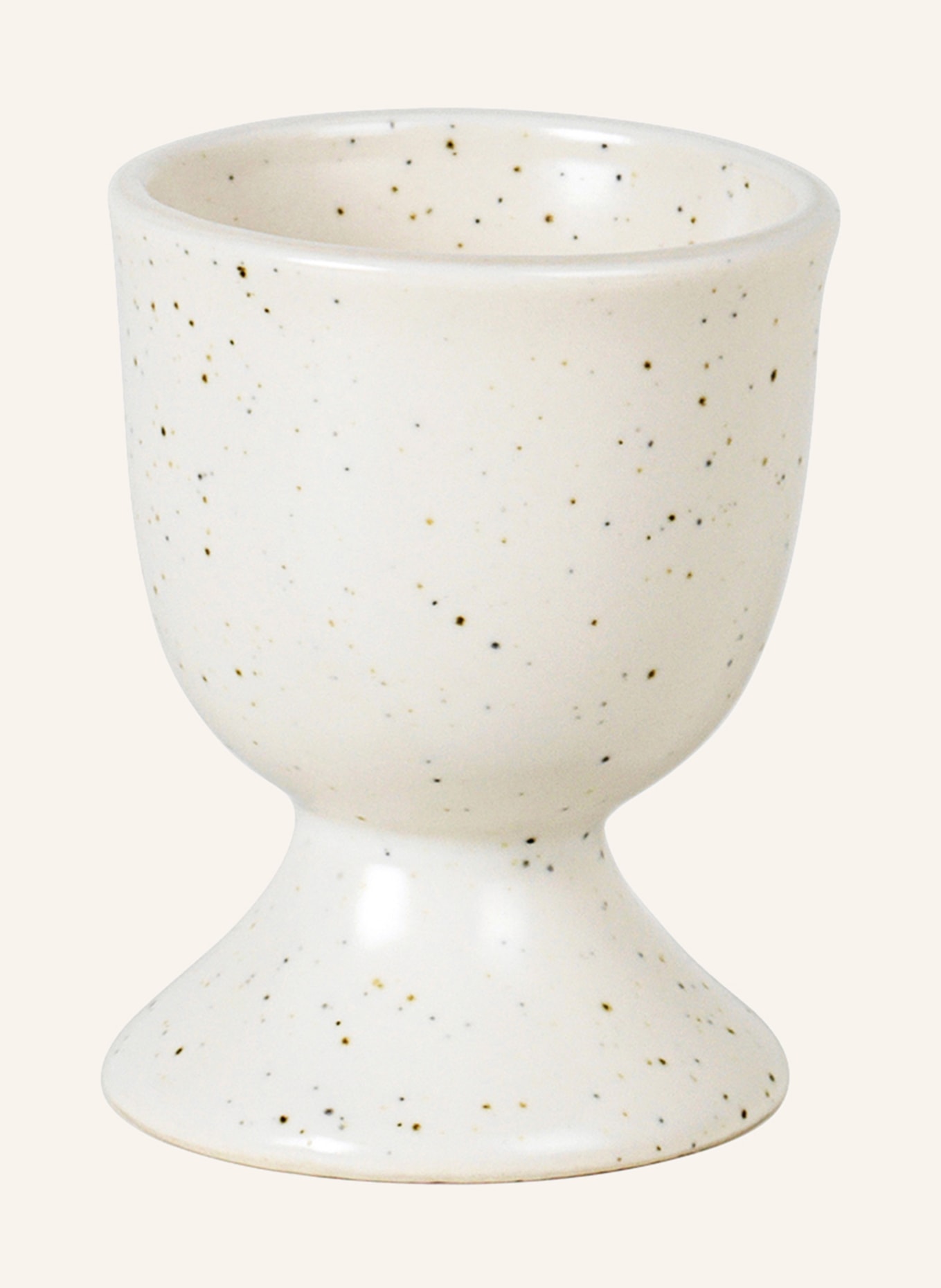 BROSTE COPENHAGEN Set of 4 egg cups NORDIC VANILLA , Color: LIGHT YELLOW (Image 1)