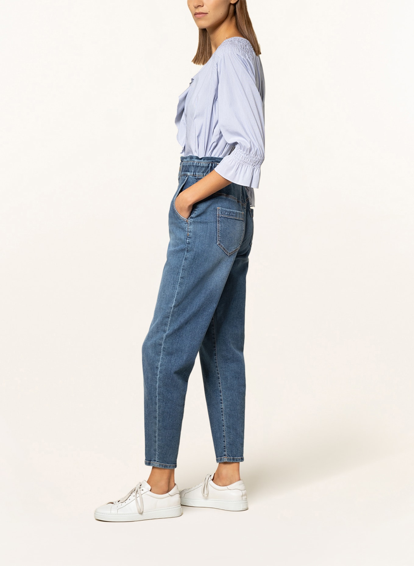 MARC CAIN Mom jeans, Color: 355 indigo blue (Image 4)