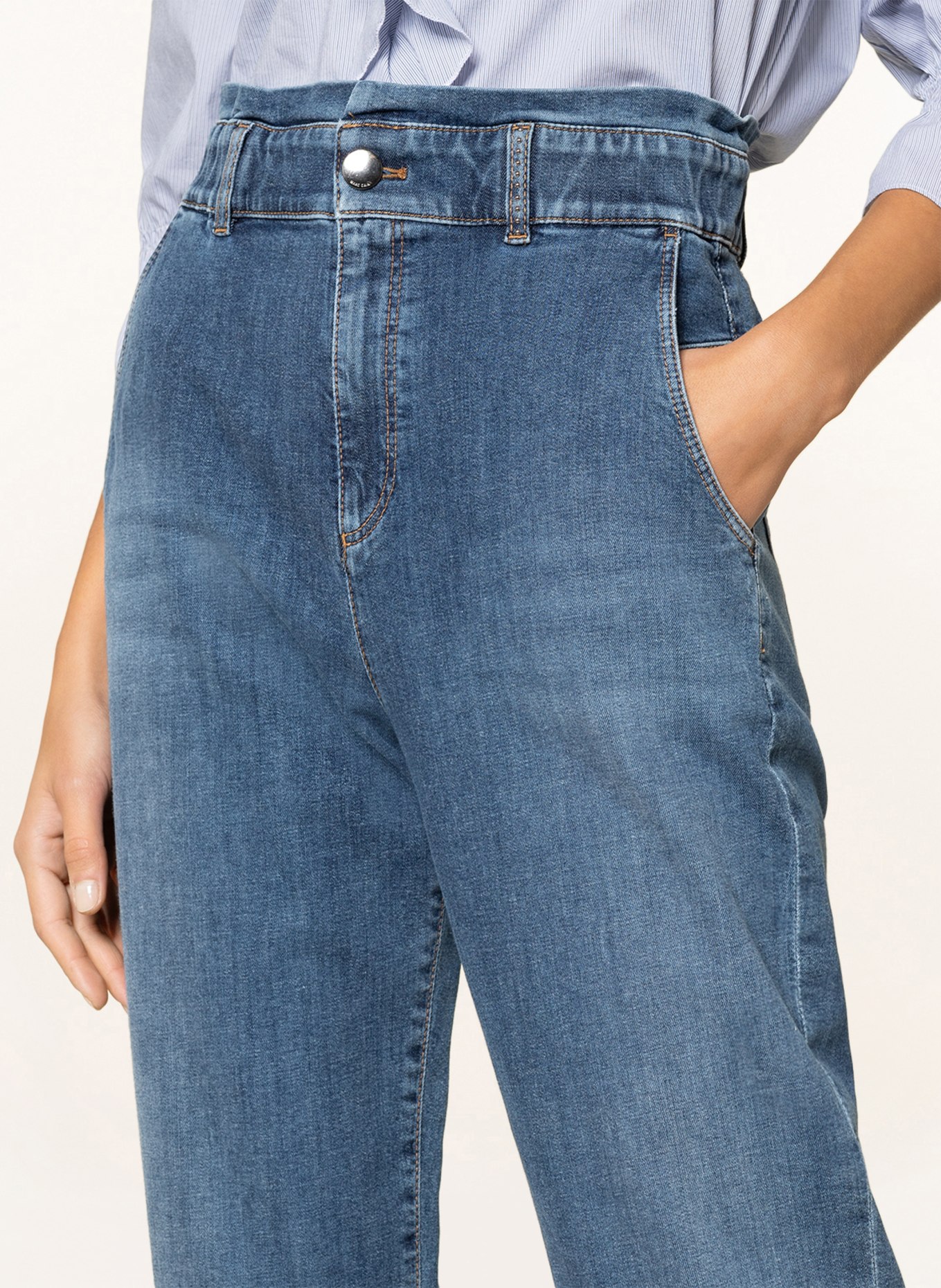 MARC CAIN Mom jeans, Color: 355 indigo blue (Image 5)