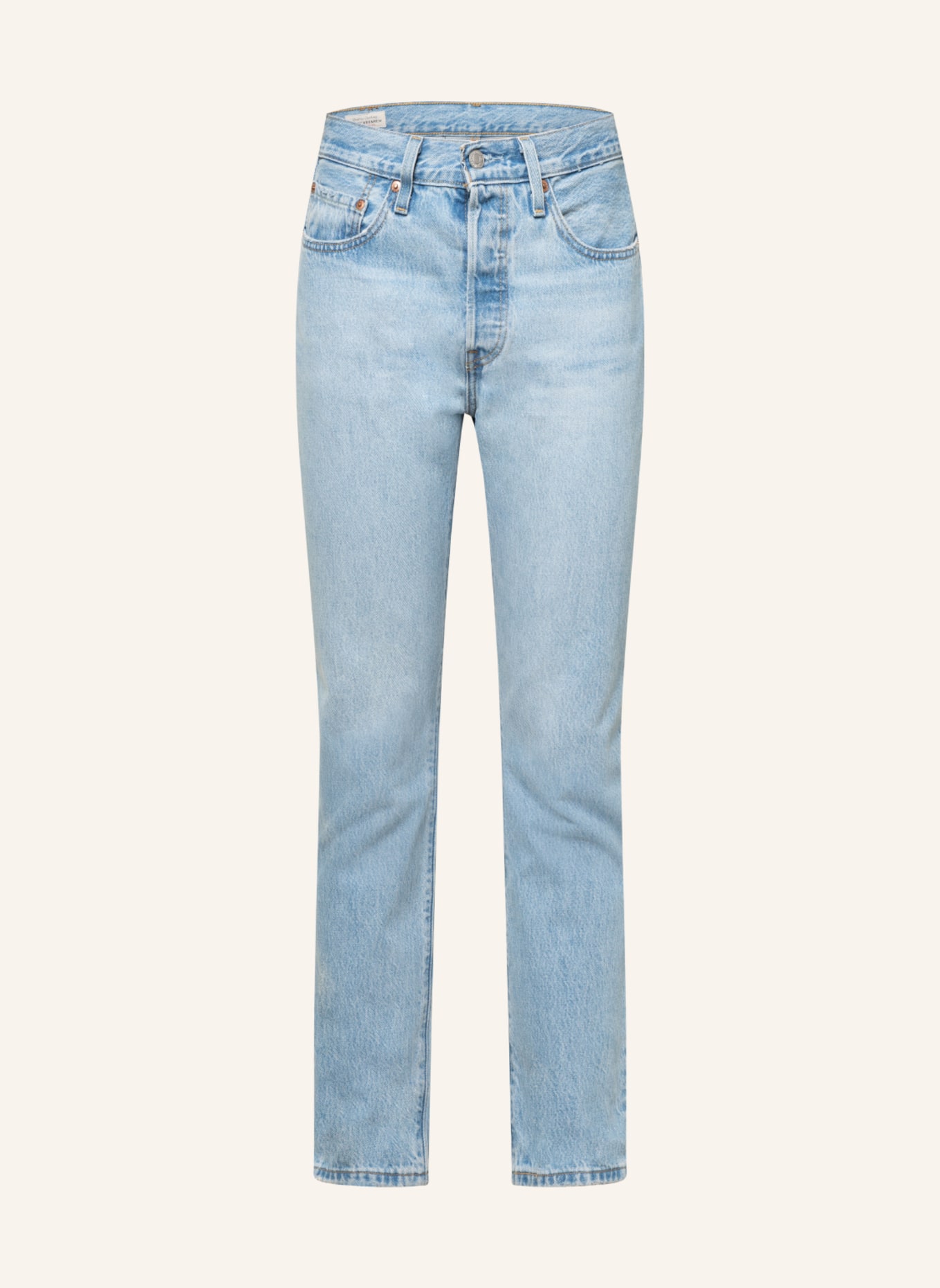 Levi's® Straight jeans 501, Color: 73 Light Indigo - Worn In (Image 1)