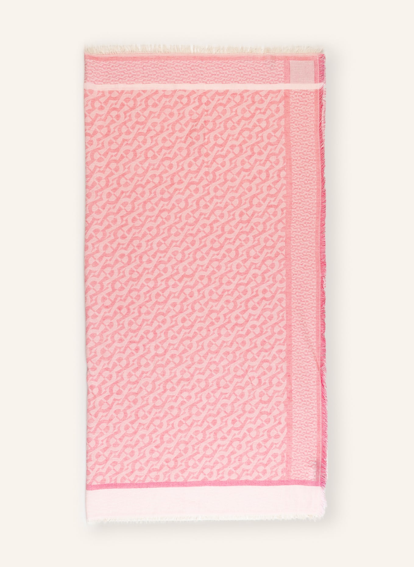 AIGNER Scarf with glitter thread , Color: PINK/ ECRU (Image 1)