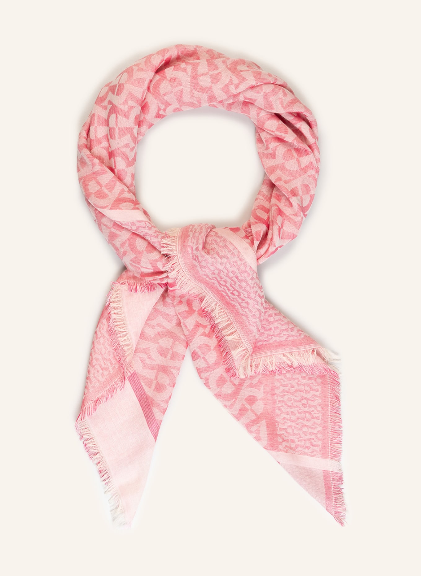 AIGNER Scarf with glitter thread , Color: PINK/ ECRU (Image 2)