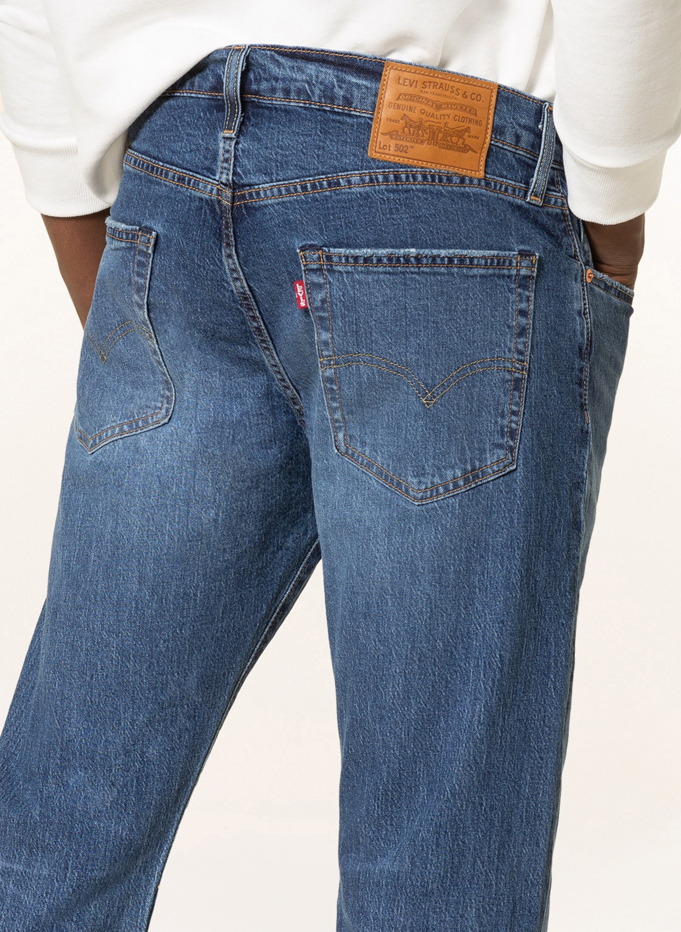 Levi's® Jeans 501 Tapered Fit , Farbe: 09 Med Indigo - Worn In (Bild 5)