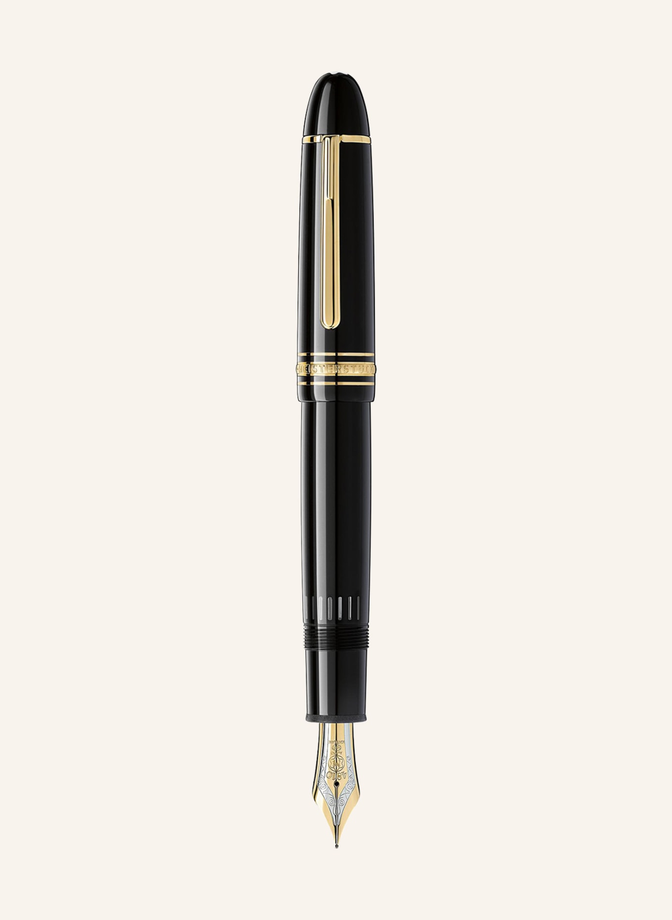 MONTBLANC Piston fountain pen MEISTERSTÜCK 149, Color: BLACK/ GOLD (Image 1)