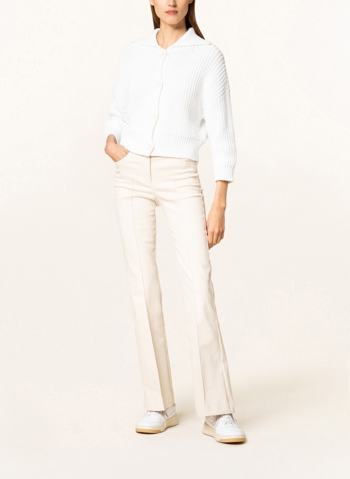 RIANI Cardigan with 3/4 sleeve, Color: WHITE (Image 2)