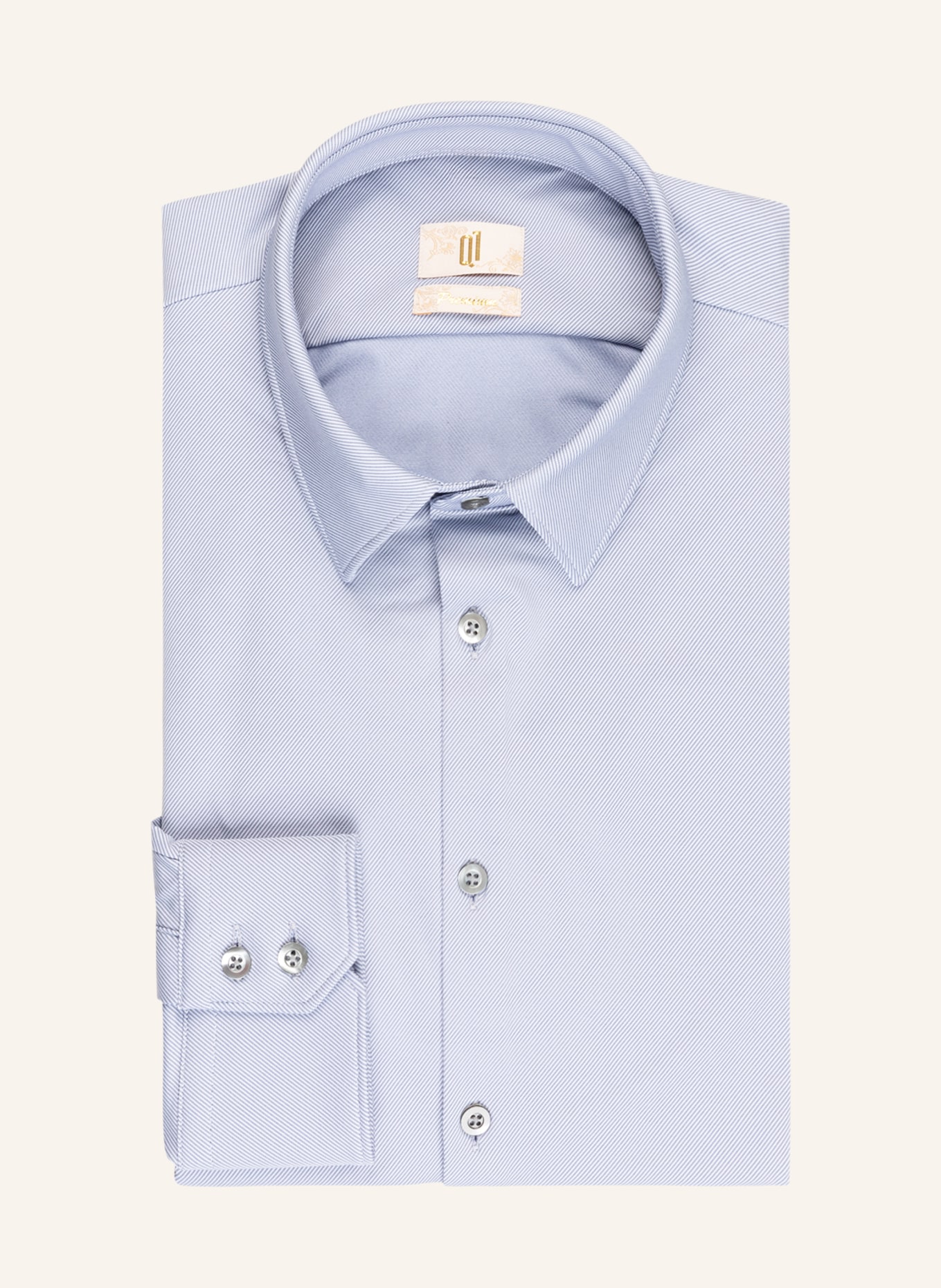 Q1 Manufaktur Shirt Extra slim fit , Color: LIGHT BLUE (Image 1)
