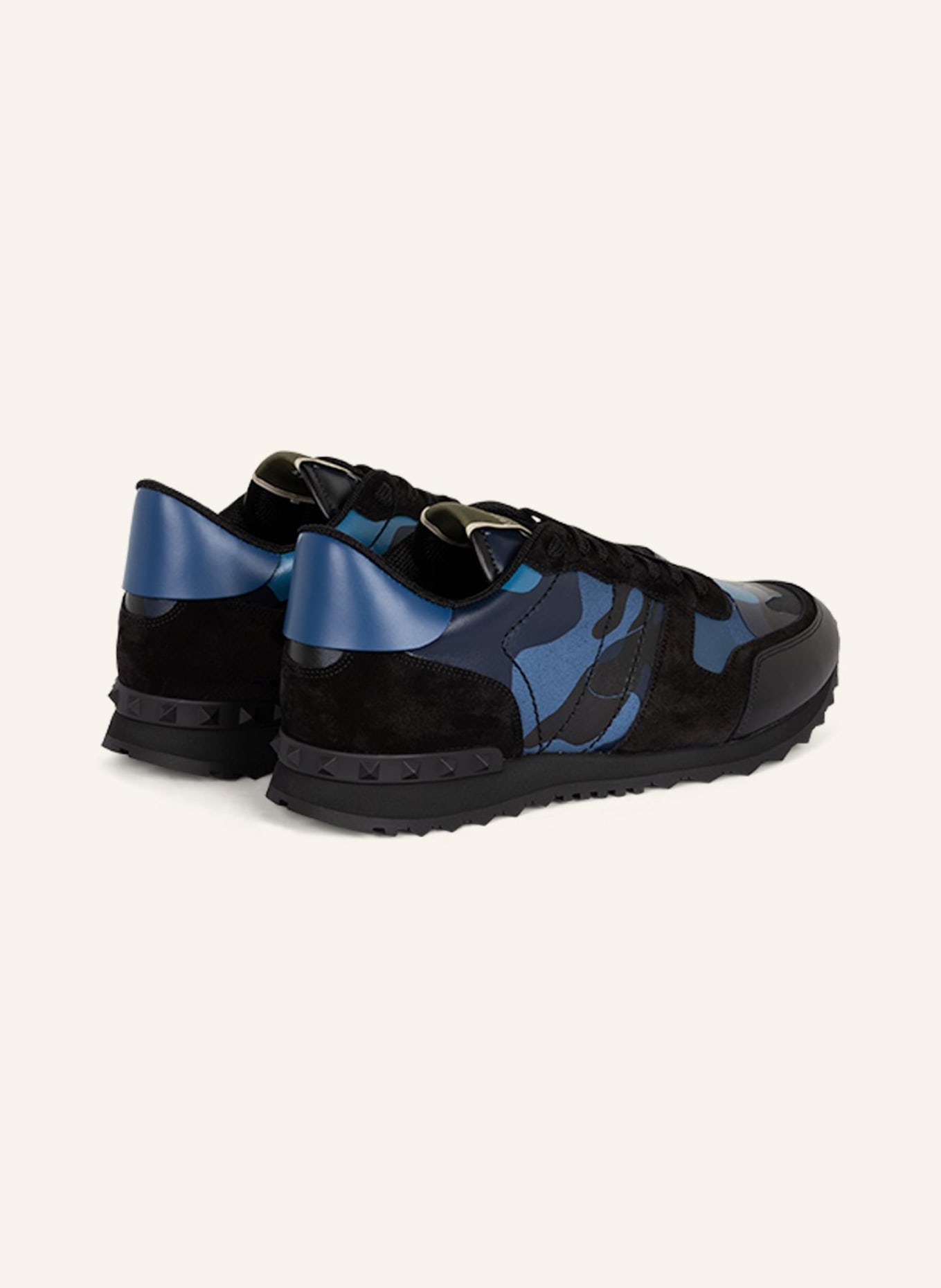 VALENTINO GARAVANI Sneakers ROCKSTUD, Color: BLACK/ BLUE/ DARK BLUE (Image 2)