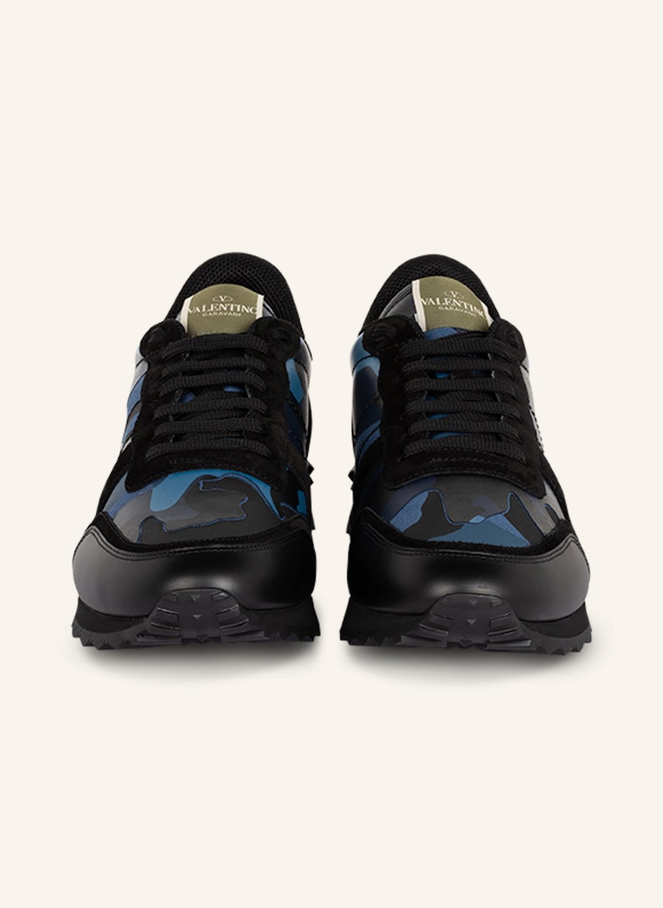 VALENTINO GARAVANI Sneakers ROCKSTUD, Color: BLACK/ BLUE/ DARK BLUE (Image 3)
