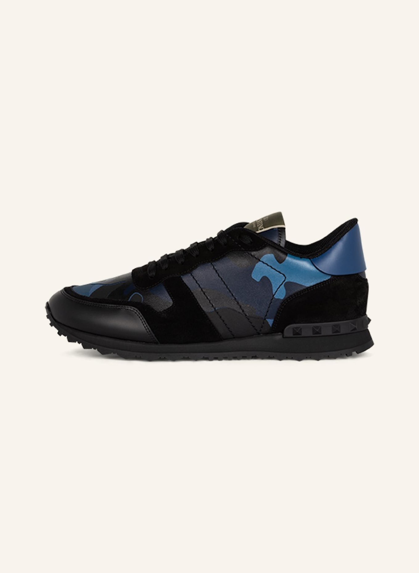 VALENTINO GARAVANI Sneakers ROCKSTUD, Color: BLACK/ BLUE/ DARK BLUE (Image 4)