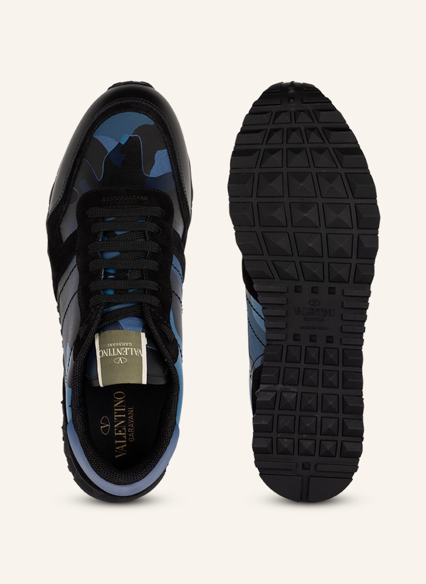 VALENTINO GARAVANI Sneakers ROCKSTUD, Color: BLACK/ BLUE/ DARK BLUE (Image 5)