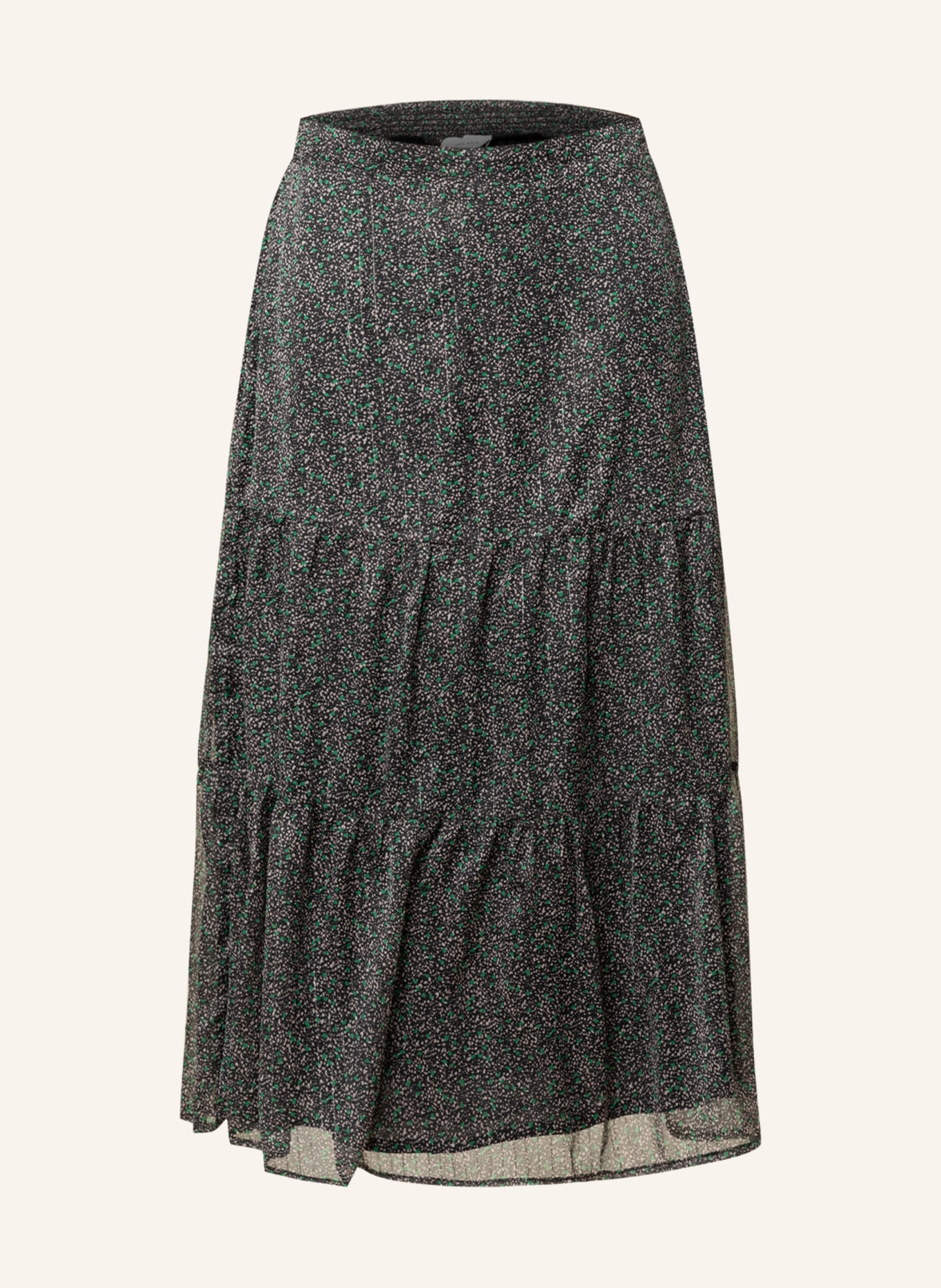NEO NOIR Skirt MARA , Color: BLACK/ NUDE/ GREEN (Image 1)