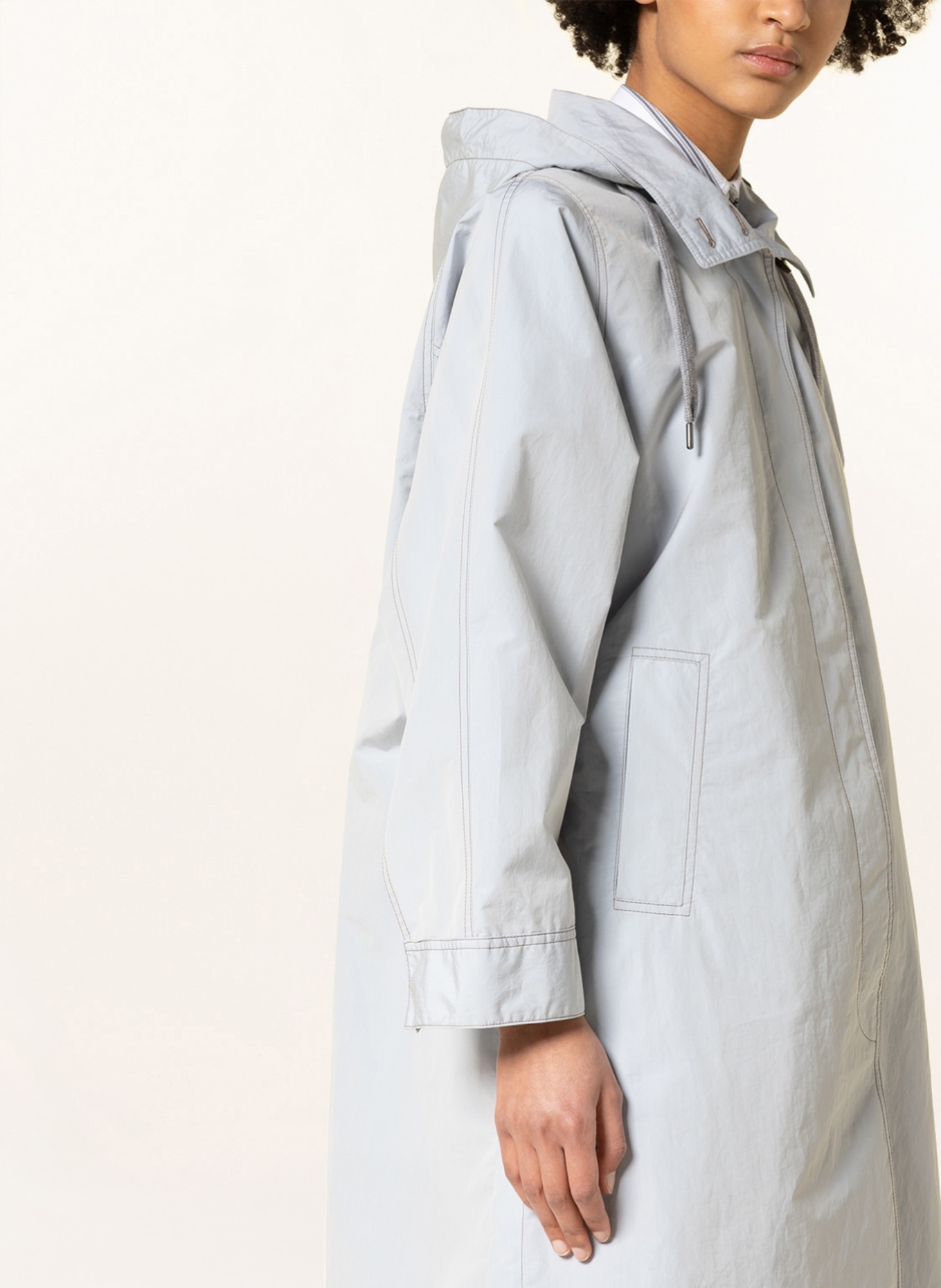 BRUNELLO CUCINELLI Mantel , Farbe: BLAUGRAU (Bild 5)