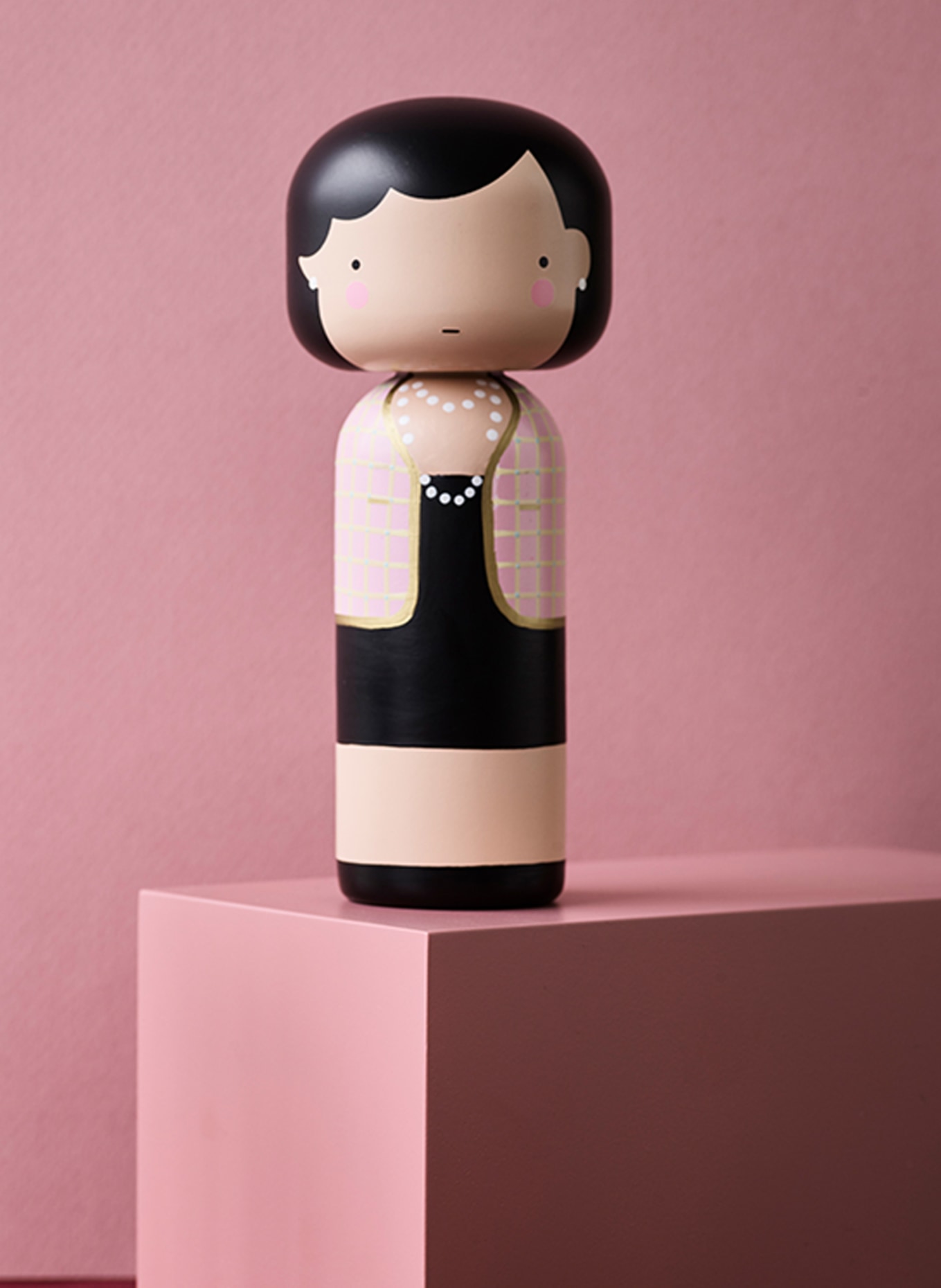 lucie kaas Decorative figurine COCO, Color: BLACK/ NUDE/ LIGHT PINK (Image 2)