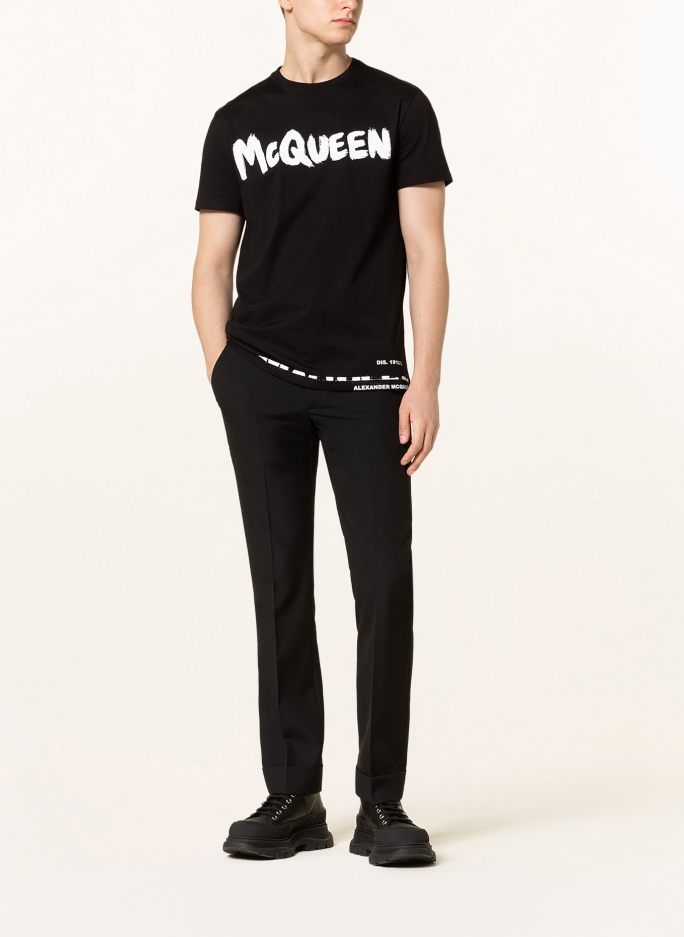 Alexander McQUEEN T-Shirt, Farbe: SCHWARZ (Bild 2)