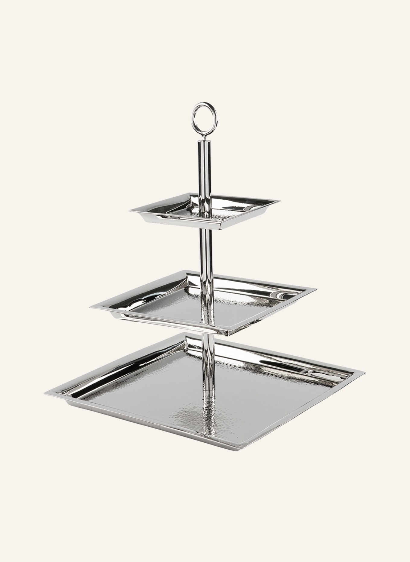 Fink Tiered stand NAGANO, Color: SILVER (Image 1)