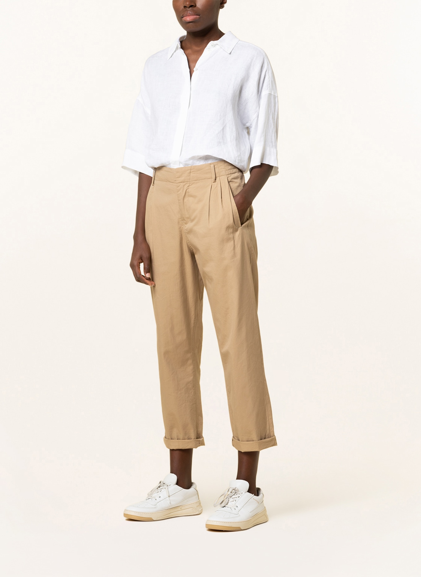 DRYKORN 7/8 Chinos DISPATCH, Color: BEIGE (Image 2)