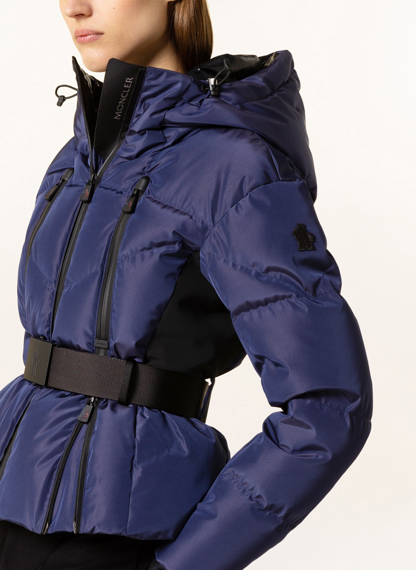 MONCLER GRENOBLE Puchowa kurtka narciarska GONCELIN, Kolor: GRANATOWY (Obrazek 5)