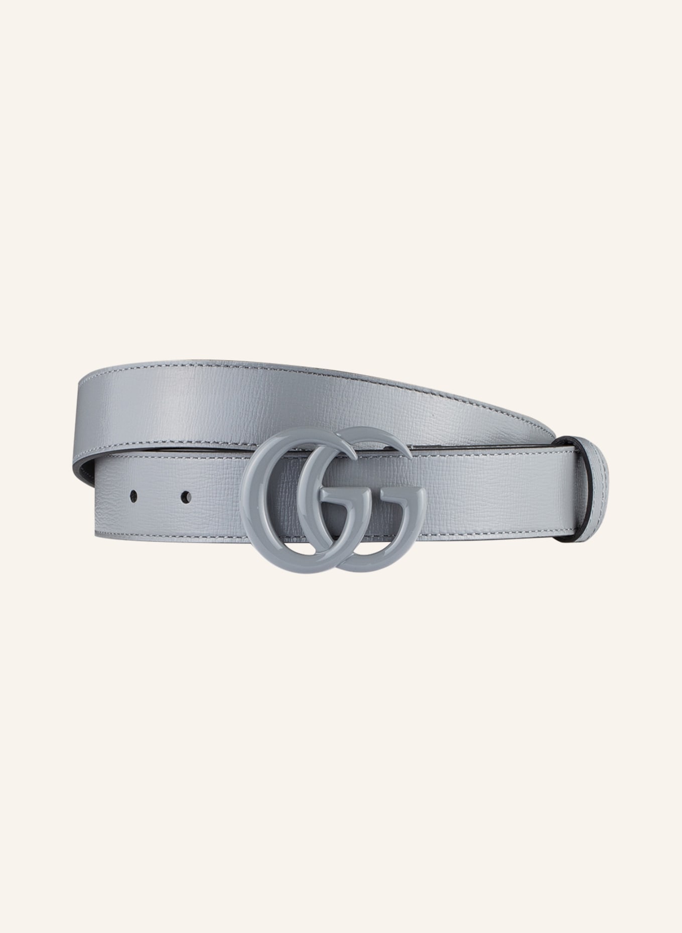 Gucci Men's Running GG Logo Leather Belt