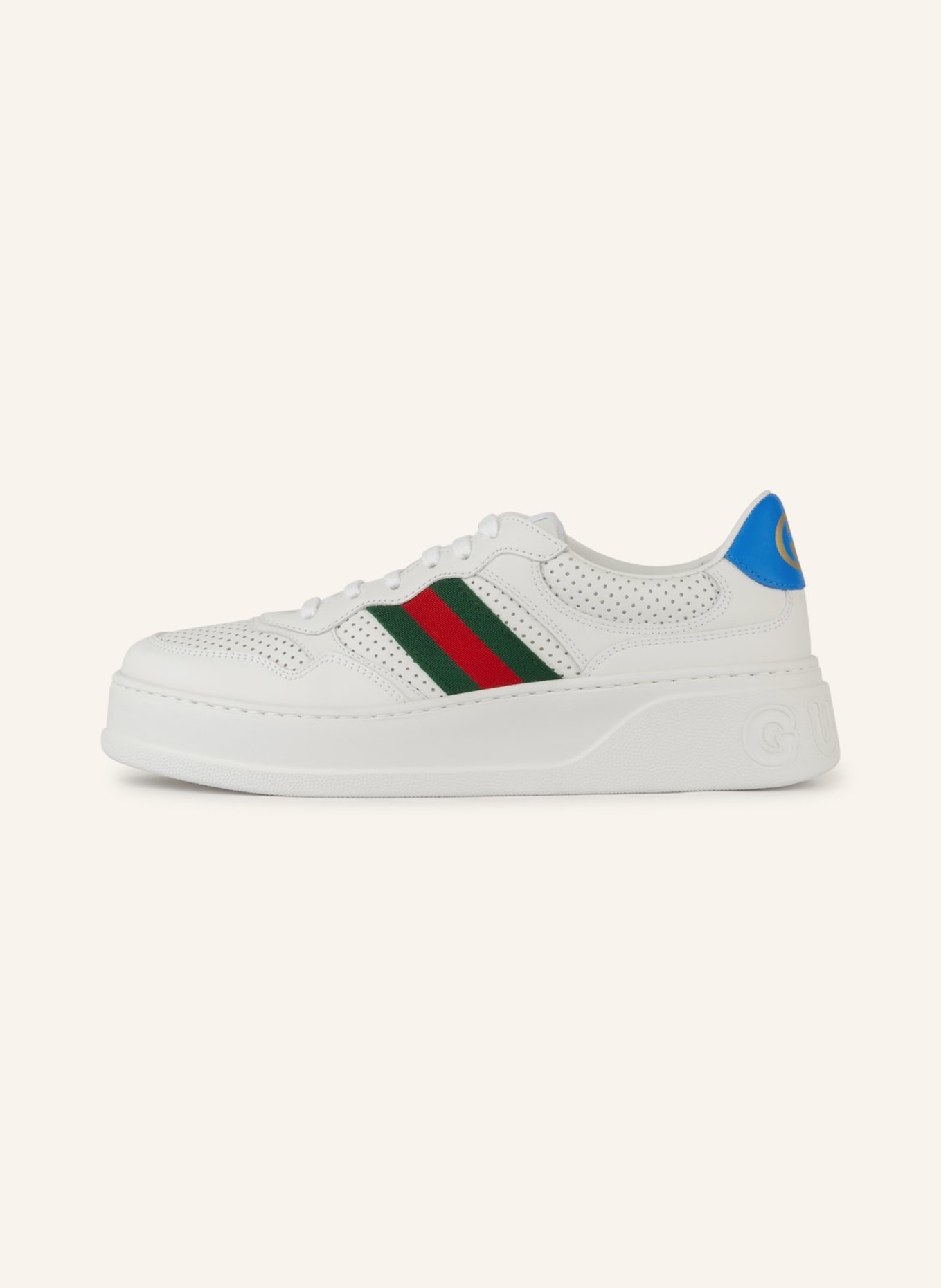 GUCCI Sneakers , Color: 9060 WHITE/WHITE/VRV/BR.S (Image 4)
