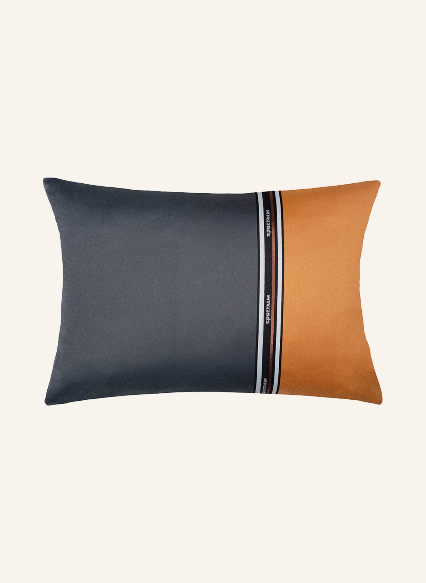 SPORTALM Decorative cushion cover, Color: GRAY/ ORANGE (Image 1)