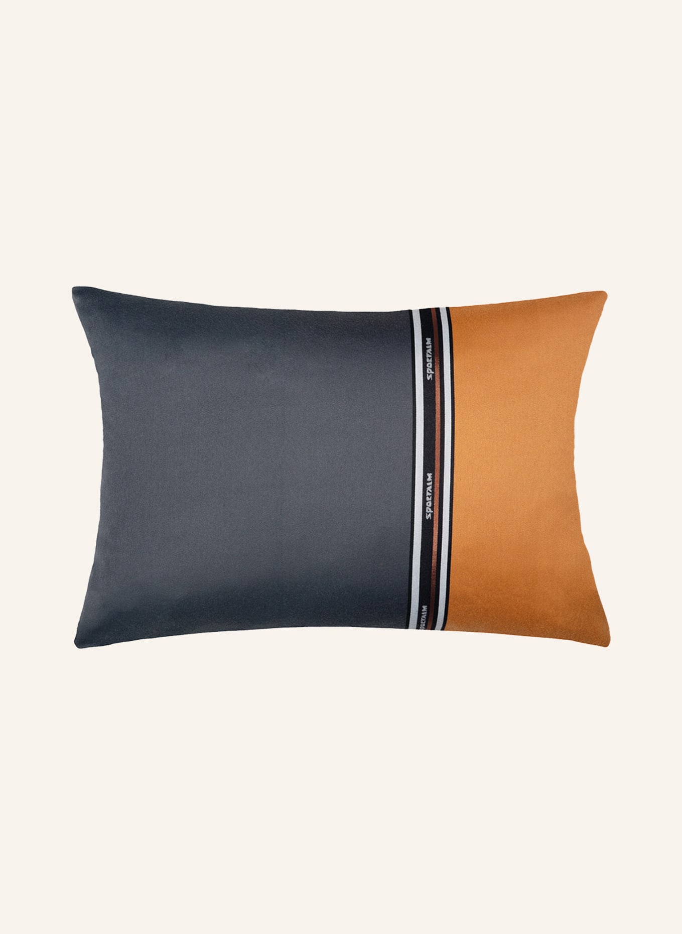 SPORTALM Decorative cushion cover, Color: GRAY/ ORANGE (Image 2)